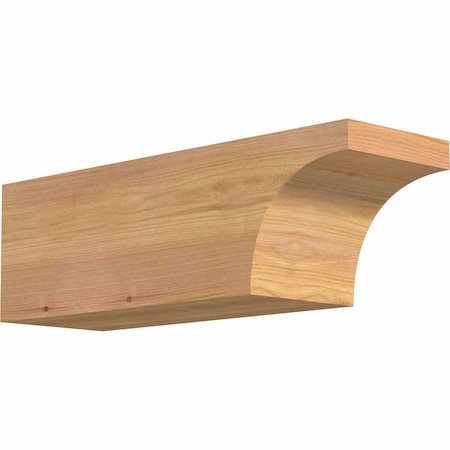 Ekena Millwork Huntington Smooth Rafter Tail, Western Red Cedar, 5 1/2"W x 6"H x 18"L RFT06X06X18HUN00SWR